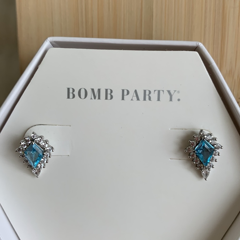 Bomb Party Sterling club earrings